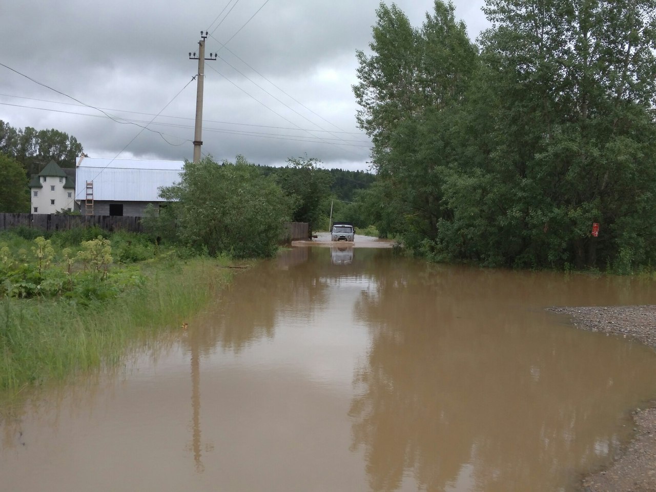 В Пермском крае затопило поселки Кукуштан и Янычи
