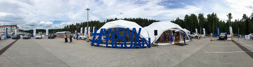 Пермякам повезло дважды. В Перми прошло тест-драйв-шоу Volkswagen Driving Experience