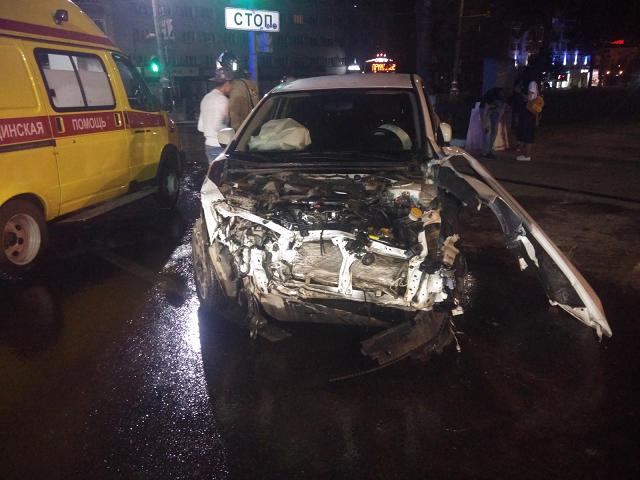 ДТП в центре Перми, трое человек пострадали