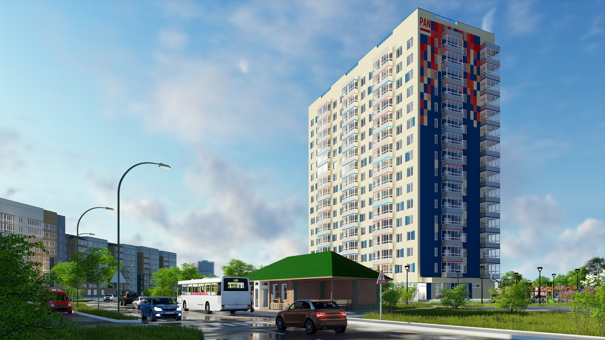 ЖК «Салют»: новый современный дом с ярким дизайном. Старт продаж - 1 сентября!