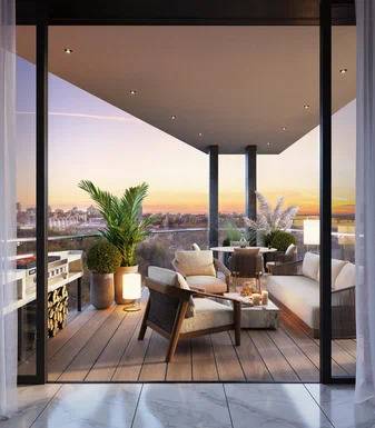 Резиденции с террасами с видом на 270°
