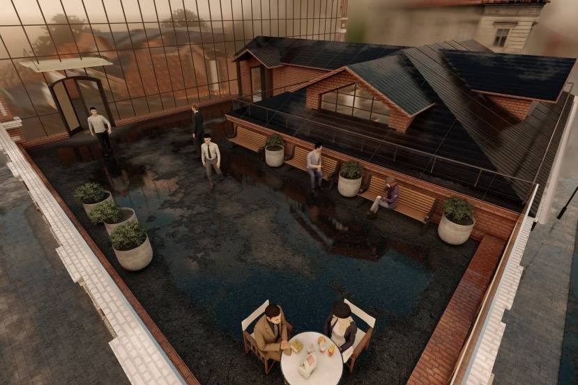 ​В центре Перми появится зона отдыха на крыше исторического здания