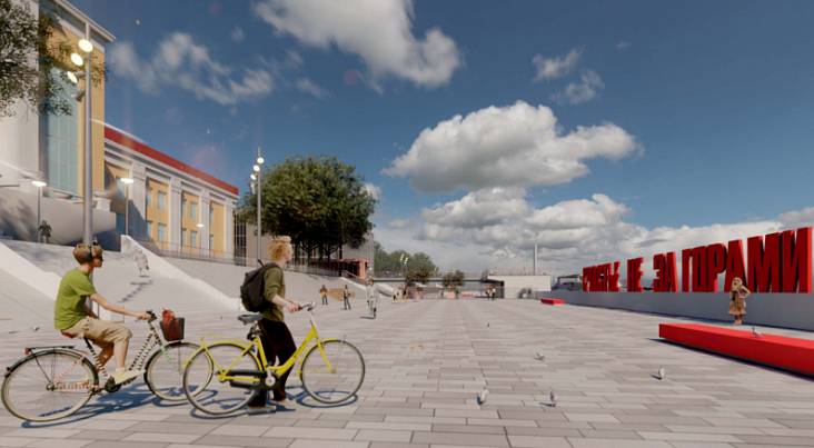 ​В Минтрансе показали, как будет выглядеть причал у Речного вокзала в Перми после реконструкции