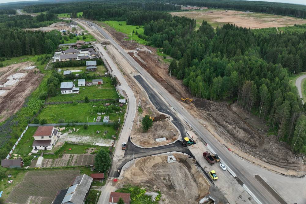 В Минтрансе рассказали о ходе строительства новой круговой развязки в Пермском крае