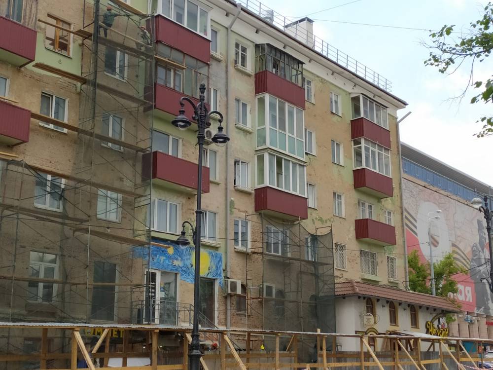 ​На ремонт фасадов домов в центре Перми направят дополнительно 500 млн рублей