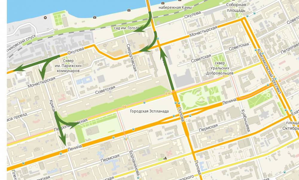 В Перми из-за реконструкции ограничено движение по улице Попова