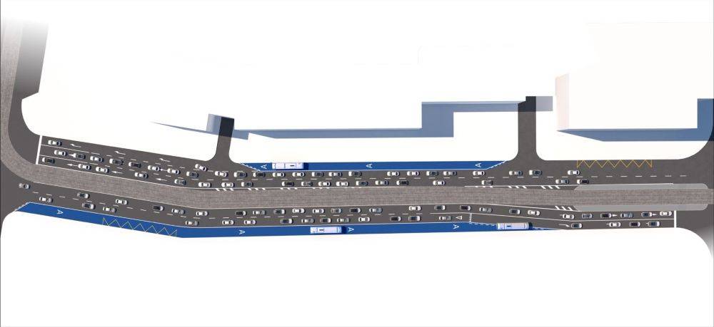В Перми предложили сделать выделенные полосы для автобусов на улице Ленина