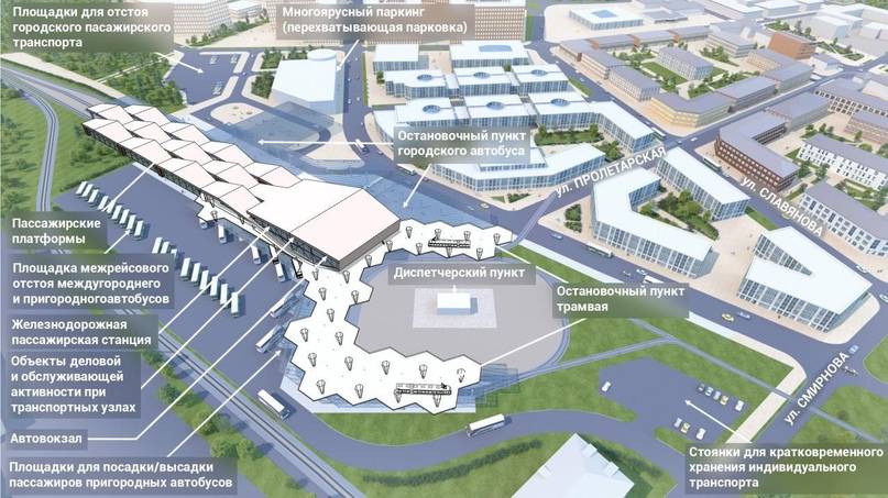В сети появились детальные эскизы пересадочного узла «Пермь II»