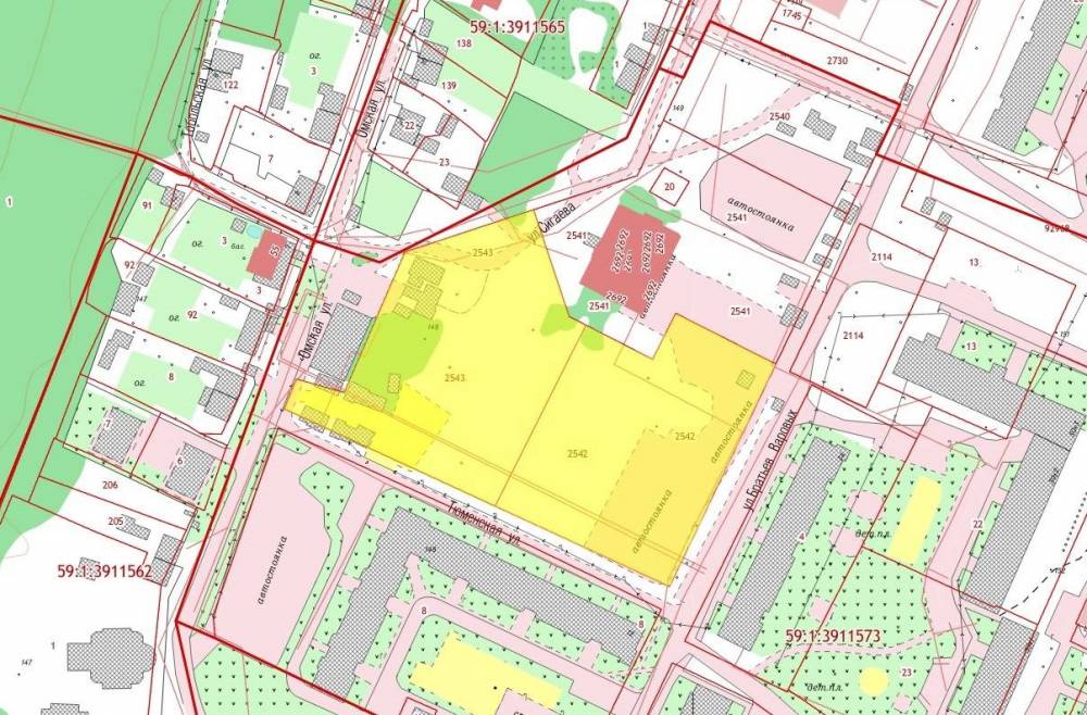 «Машиностроитель» намерен построить жилье на нескольких участках в Мотовилихинском районе Перми