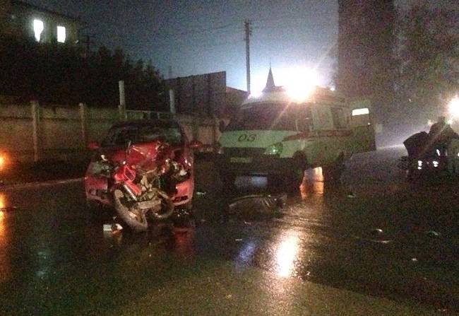 ​В Прикамье в ДТП с легковым авто и мотоциклом пострадали два человека  