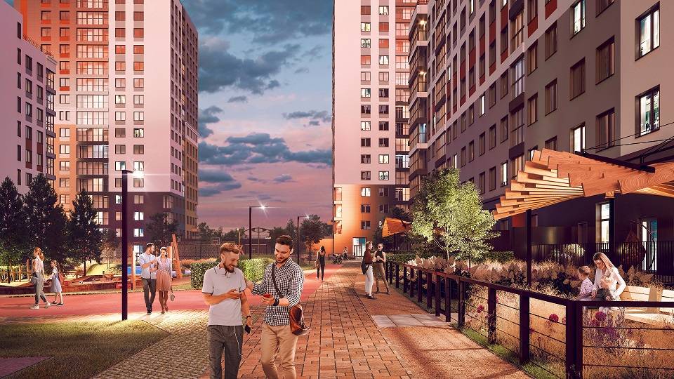 ​Многофункциональный двор-оазис появится в экогороде «Погода» 