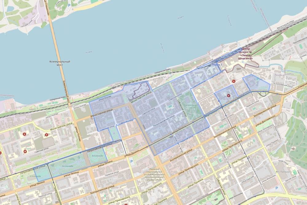 ​В Перми расширили границы территории туристского центра города