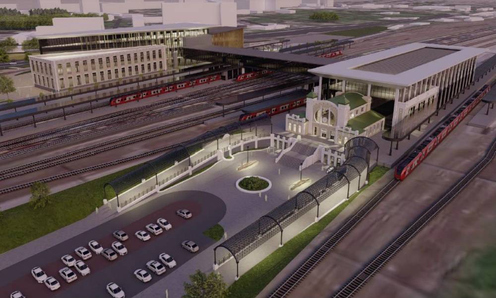 Власти показали утвержденные эскизы транспортного узла Пермь II