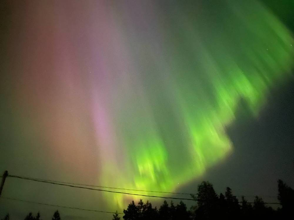 Пермяки охотятся за северным сиянием