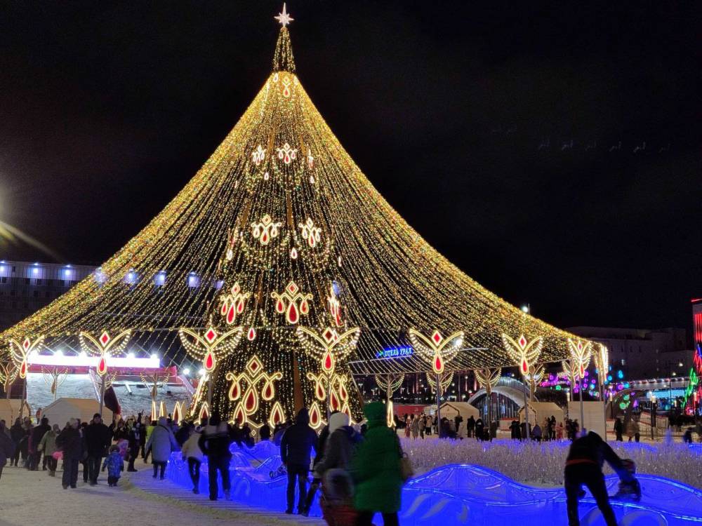 ​Главный ледовый городок в Перми посетили больше полумиллиона человек