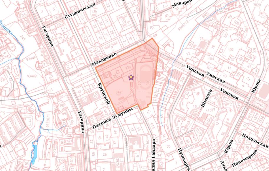 ​Назначены общественные обсуждения проекта планировки территории у стадиона «Трудовые резервы»