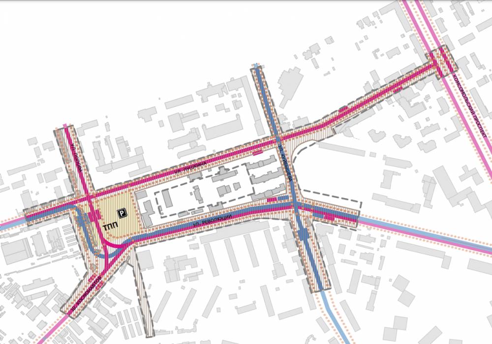 Для реконструкции дорог у Центрального рынка в Перми изымут 36 участков