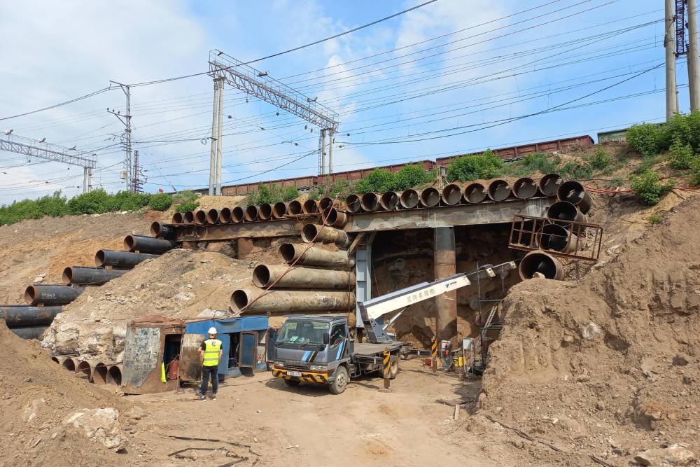 Строители тоннеля под Транссибом в Перми начали выемку грунта
