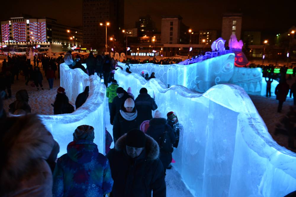 Локации новогоднего маршрута Перми посетили более 1 млн человек