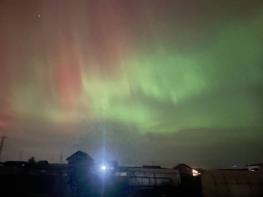 Пермяки охотятся за северным сиянием
