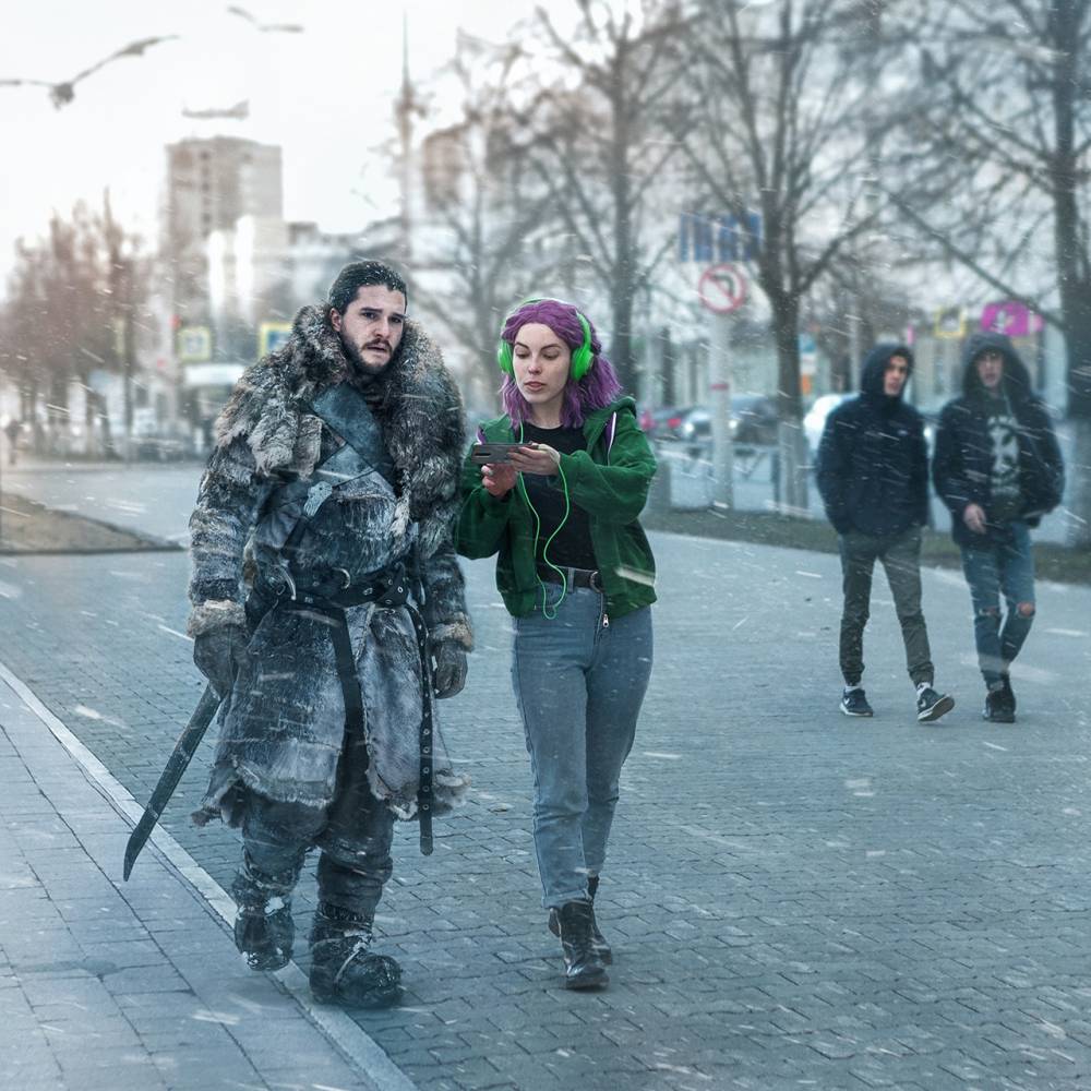 На пермских улицах появились герои «Игры престолов»