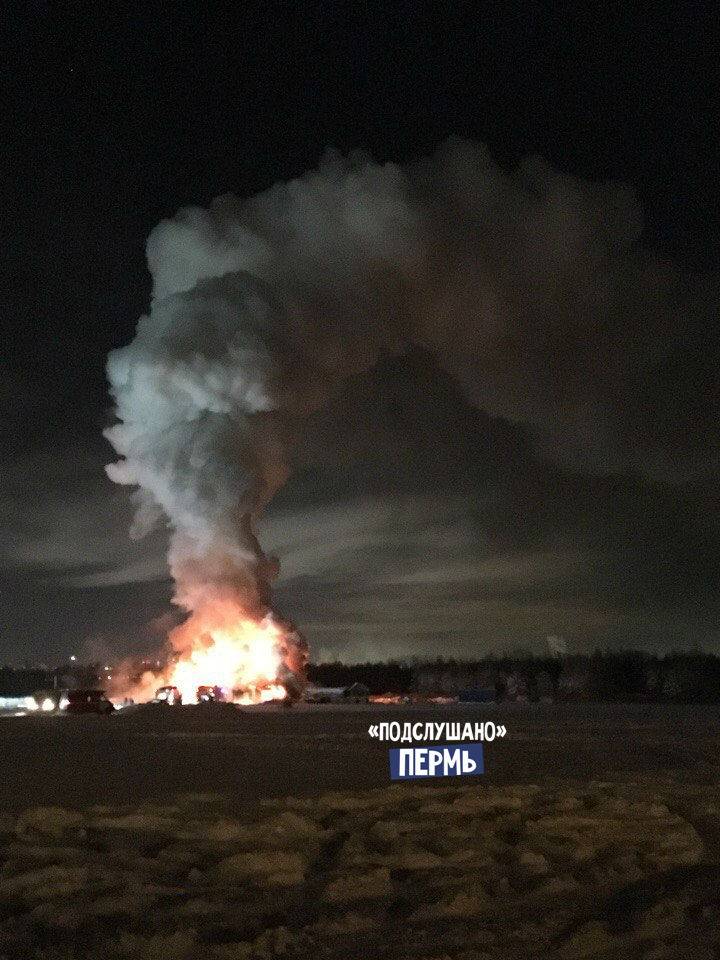 В Перми произошел пожар в кафе