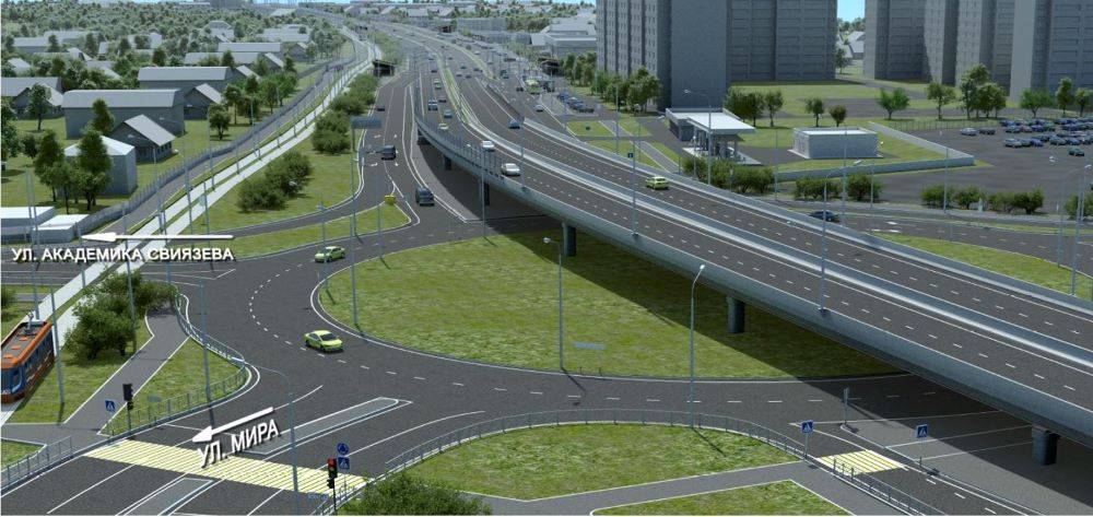 Власти показали будущий облик развязок на бульваре Гагарина и шоссе Космонавтов