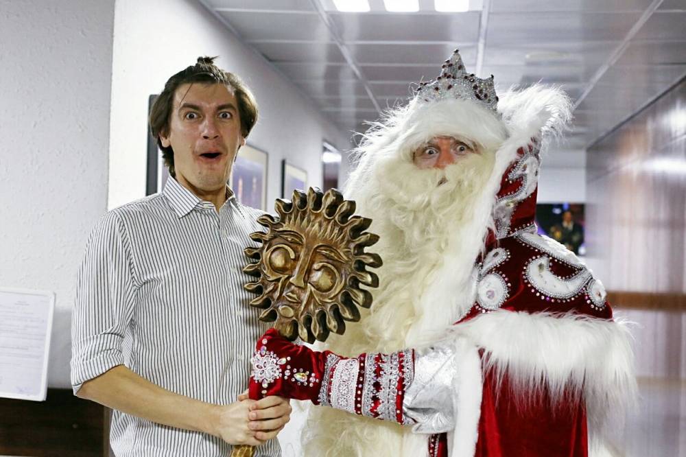 Пермский Дед Мороз принял участие в телепередаче «Вечерний Ургант» и победил 