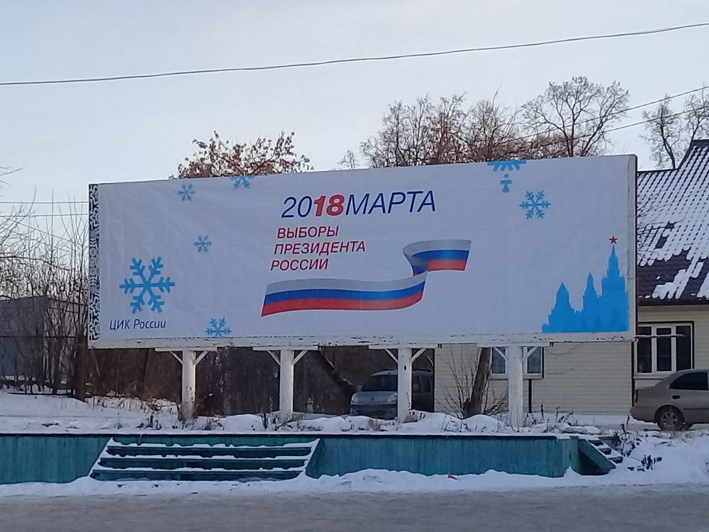 В Пермском крае появилось более 600 баннеров к выборам президента