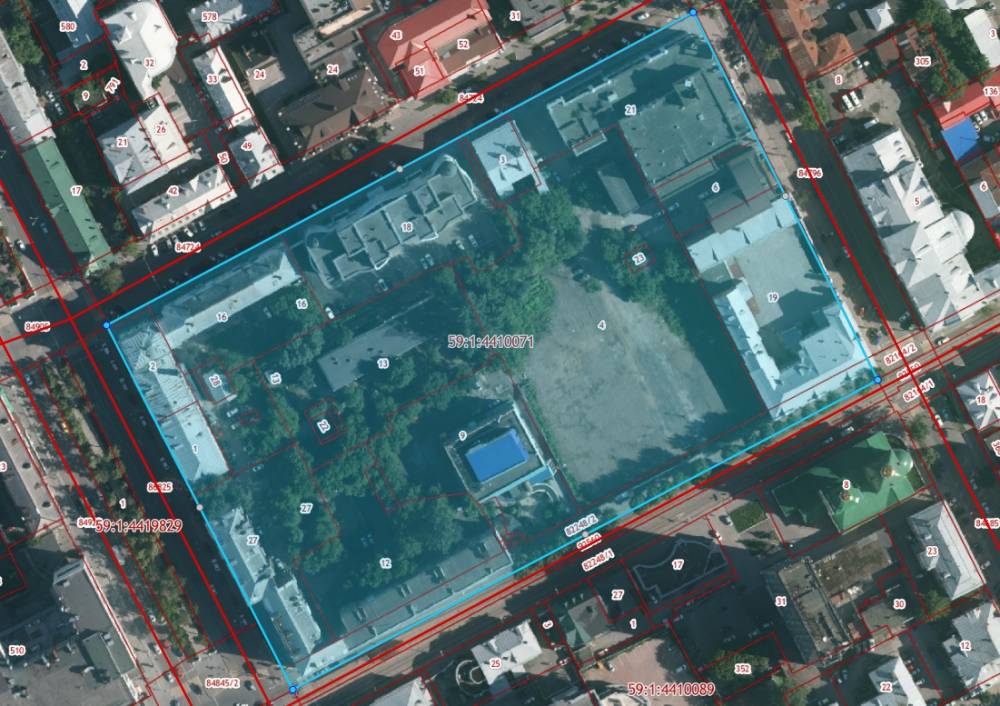 В центре Перми размежуют земли, в границы которых попадает участок с бывшим рестораном «Живаго»