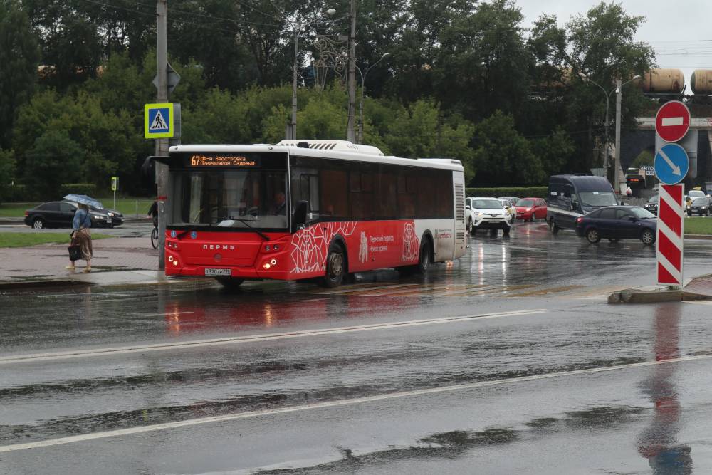 ​В Перми изменится путь следования двух автобусных маршрутов
