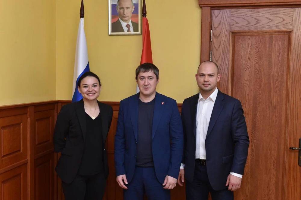 ​Президент Федерации триатлона Ксения Шойгу посетила Пермский край 