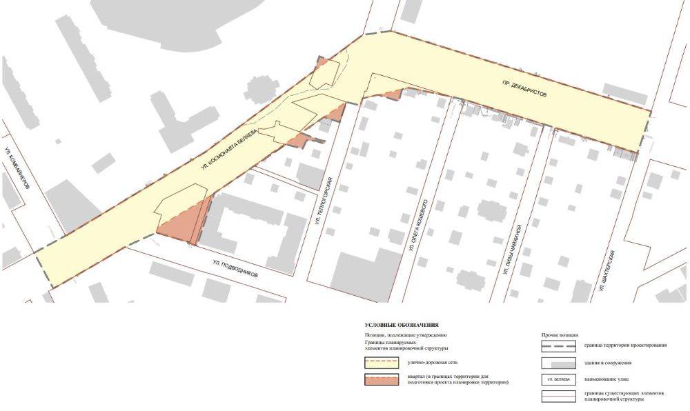 В Перми утвердили документацию для продления ул. Космонавта Беляева до проспекта Декабристов