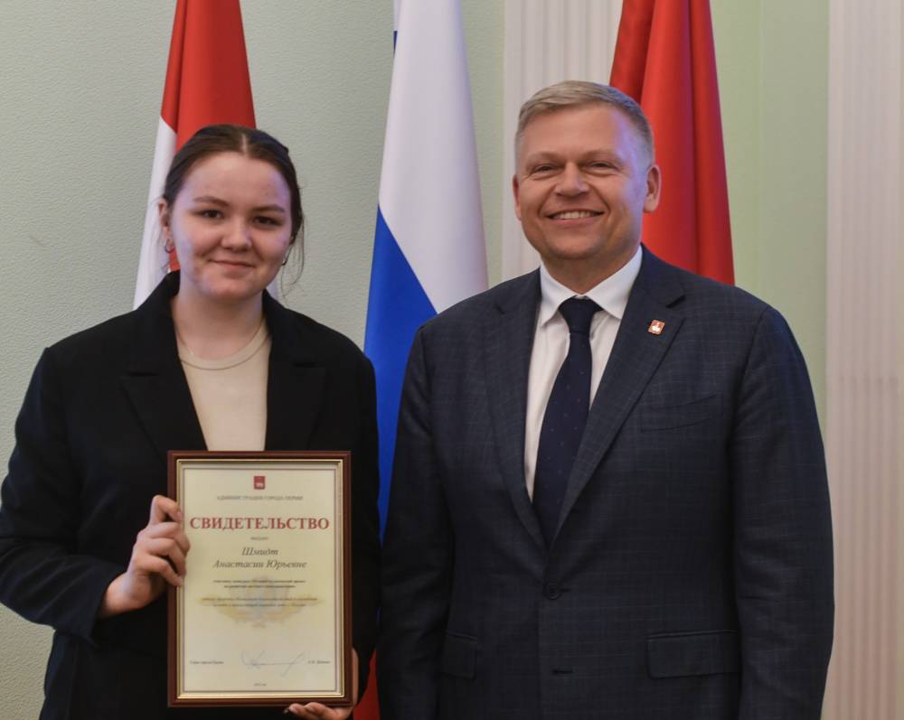 Глава Перми наградил победителей студенческого конкурса на лучший проект по развитию города