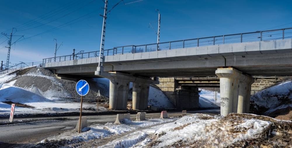 ​Реконструкция развязки улицы Героев Хасана и Транссиба идет по графику