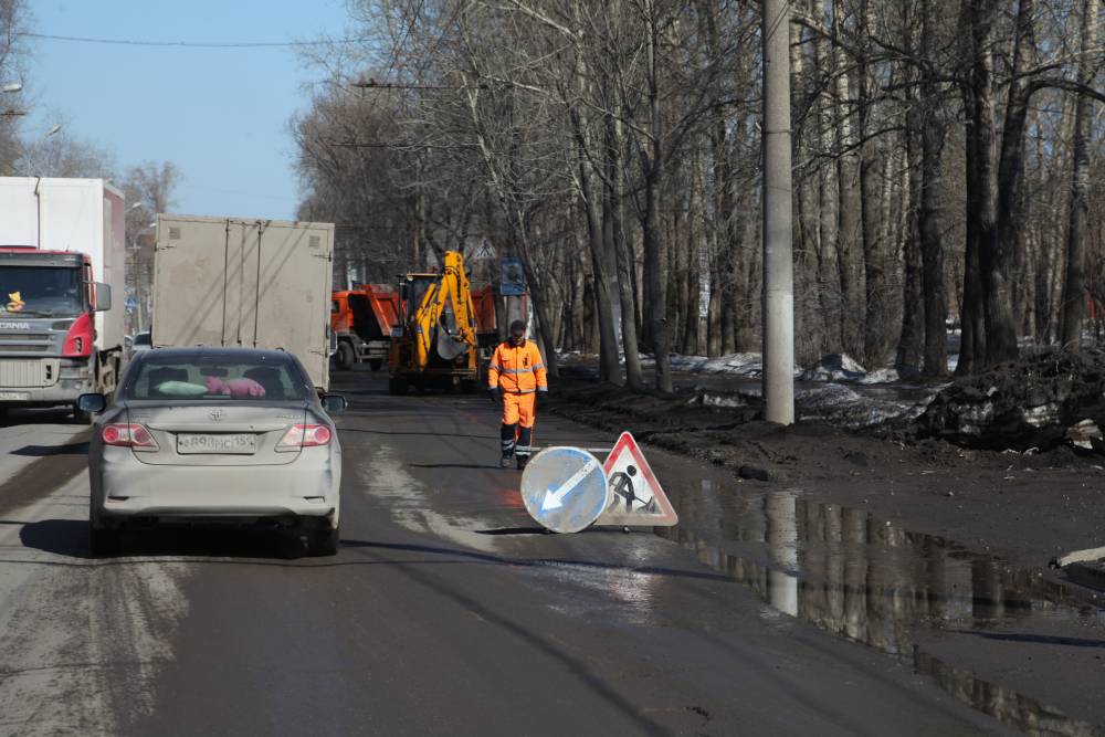 Мэрия Перми выделила 188,8 млн рублей на содержание дорог в Ленинском и Дзержинском районах