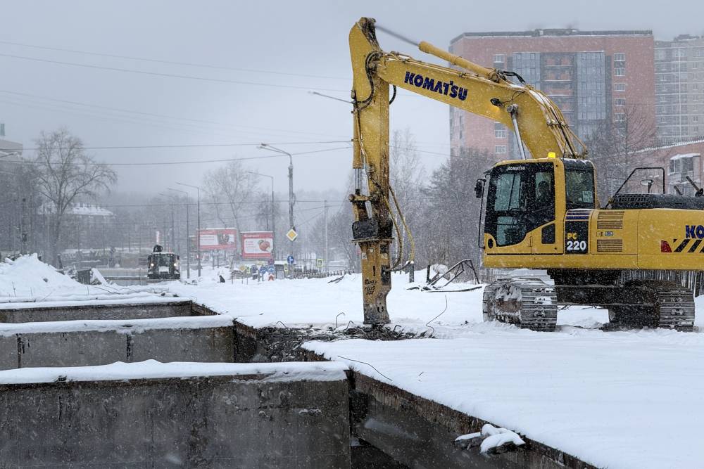 В Перми в рамках реконструкции путепровода у «Мориона» необходимо демонтировать еще 18 балок