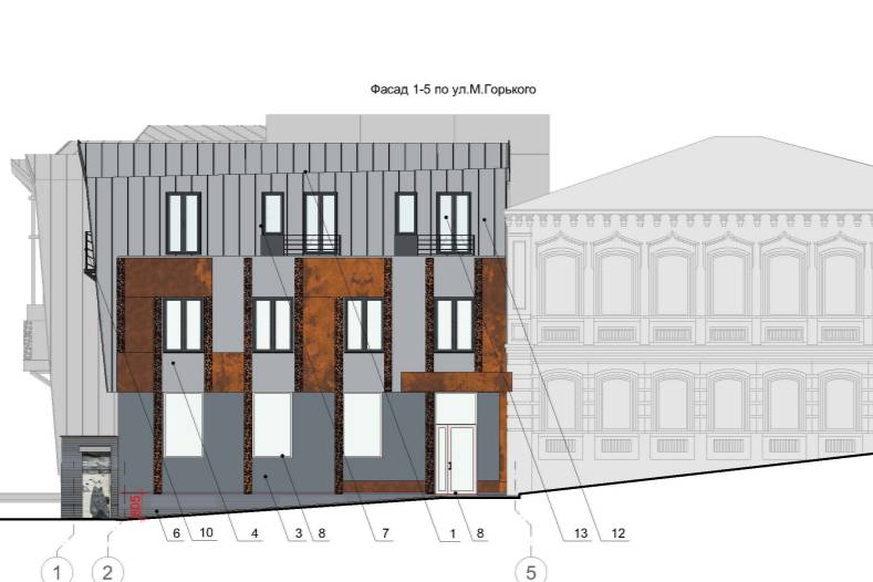 ​В центре Перми планируют реконструировать дом в апартаменты квартирного типа с магазином