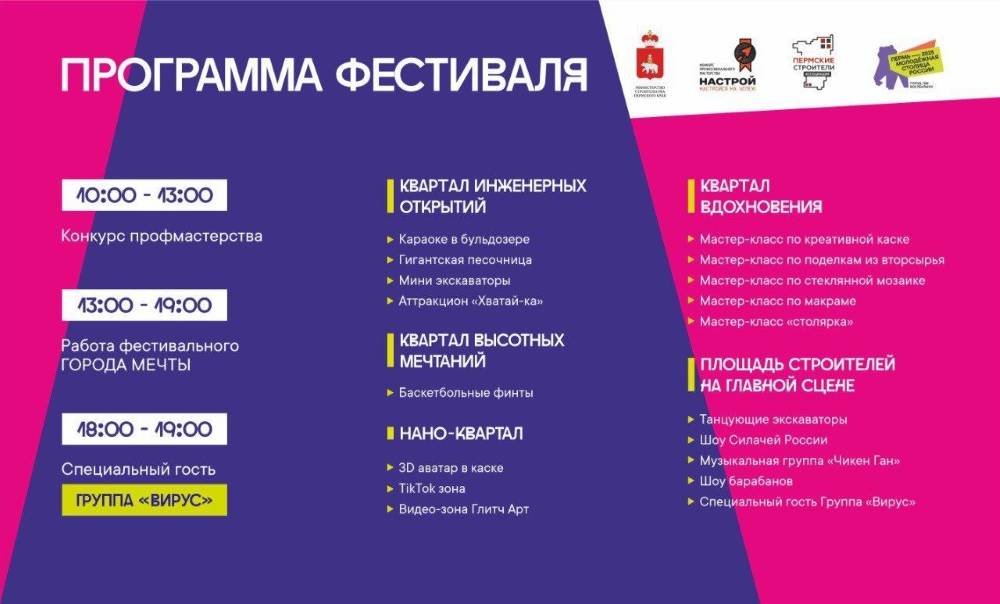 В Перми масштабно отпразднуют День строителя