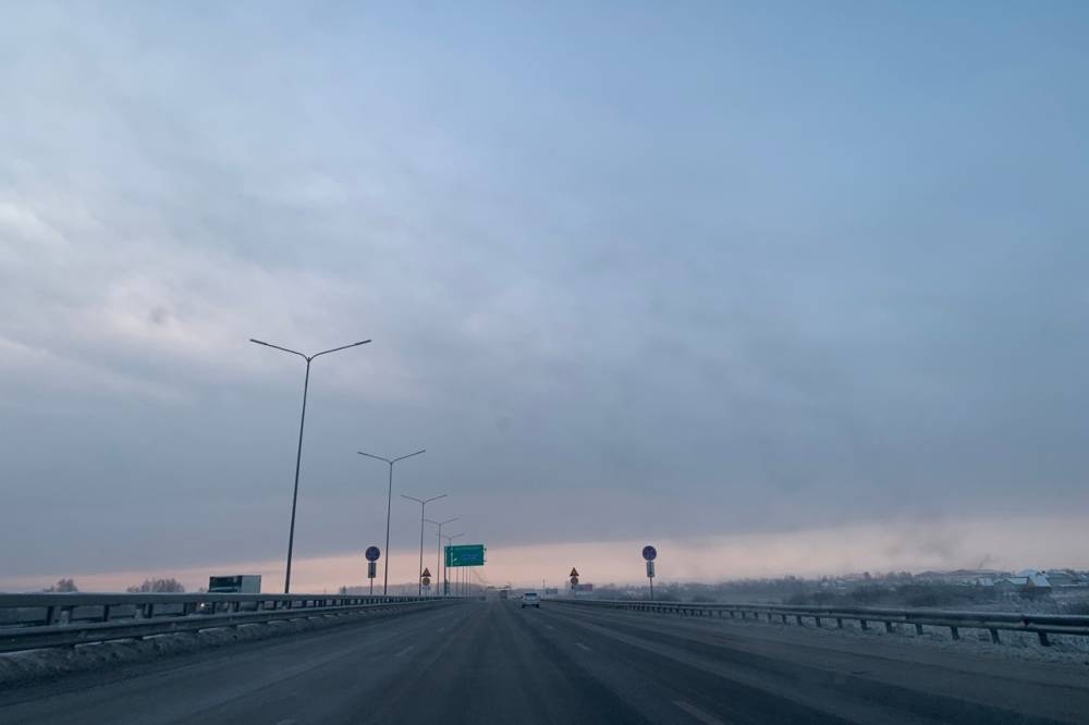 ​Из-за погодных условий на трассе Пермь – Екатеринбург образовалась пробка 