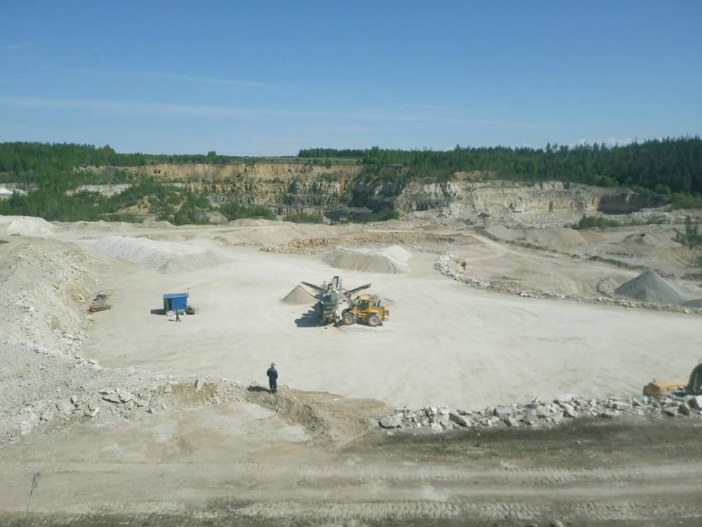 Исполнилось пять лет с начала работы известнякового карьера АО «ПЗСП» в Кишертском районе 