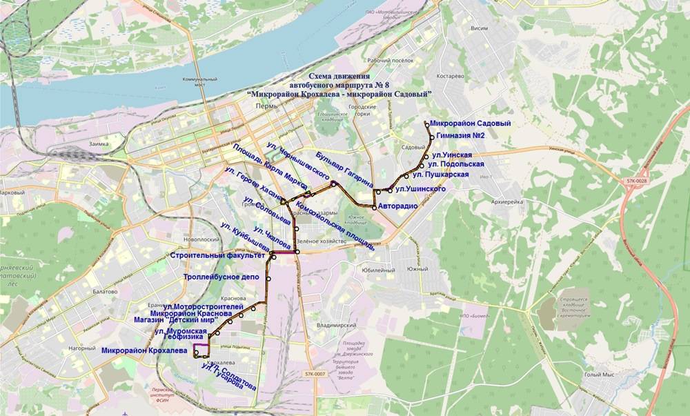 Администрация Перми ищет перевозчиков на маршруты, которые запустят с 2022 года