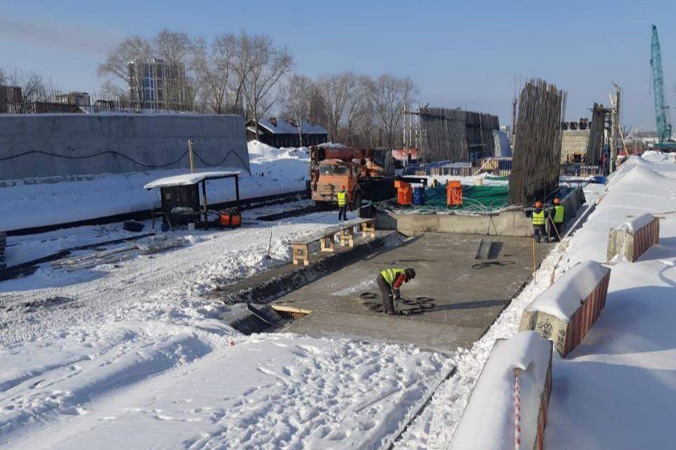 В Минтрансе показали, как разворачивается важный этап работ на участке ул. Строителей