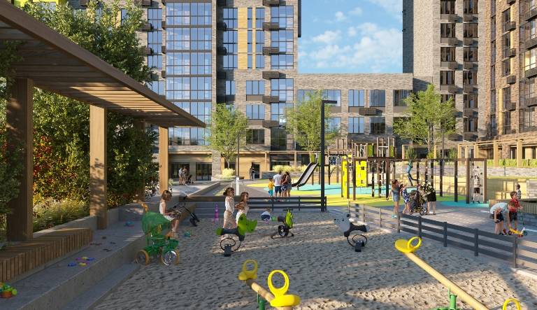 ​В Индустриальном районе создадут парк развлечений прямо во дворе дома