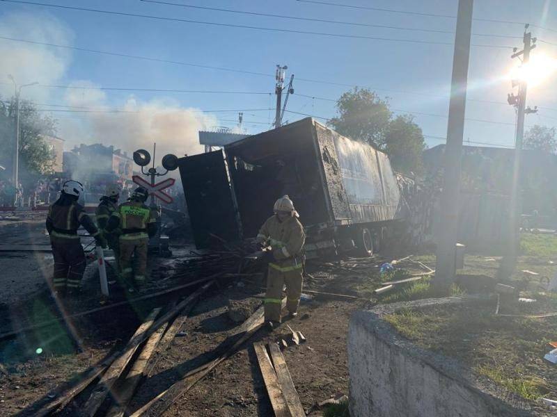 В полиции Прикамья рассказали подробности аварии на железнодорожном переезде