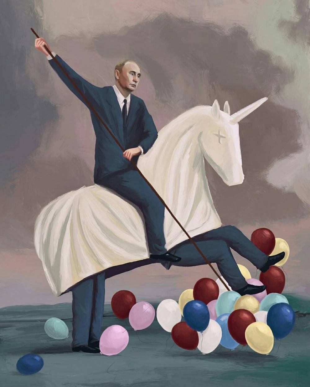  Пермский художник нарисовал календарь «Путин на каждый день»