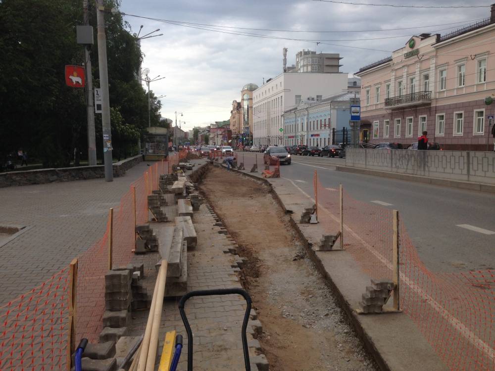 В Перми расширяют участок улицы Ленина