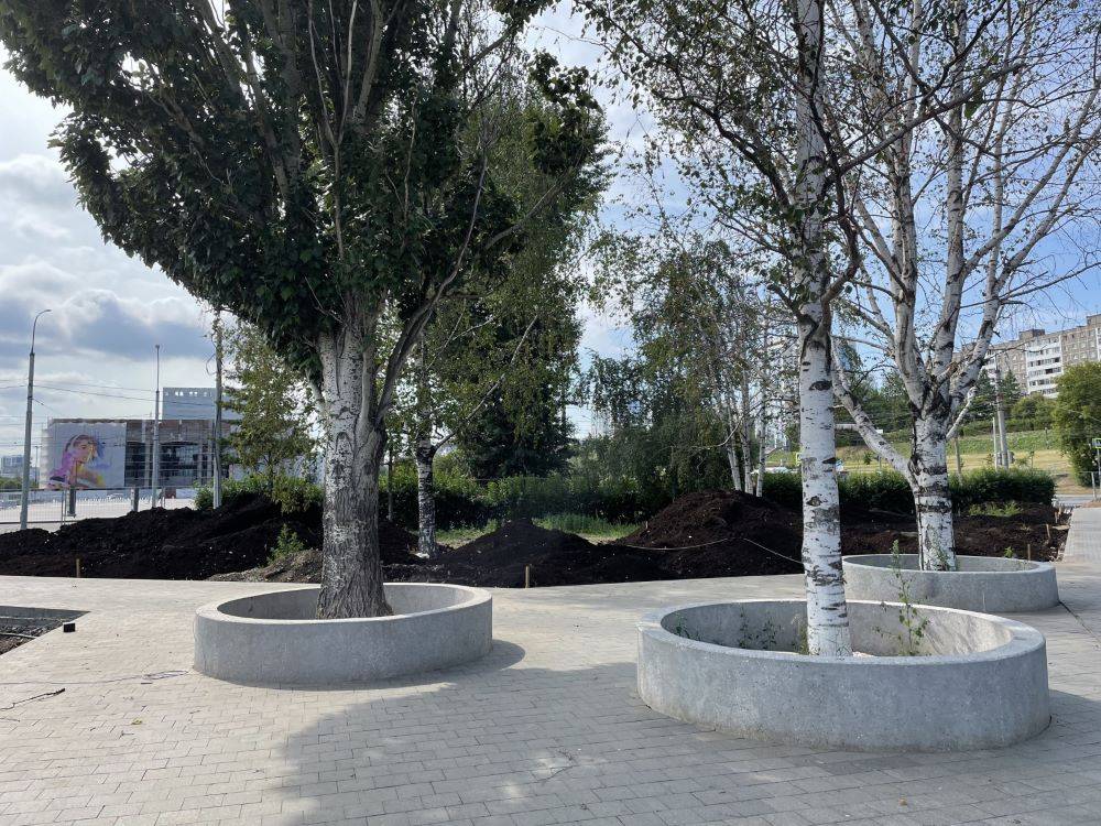 Показываем, как выглядит сейчас часть пермской эспланады, где идет реконструкция