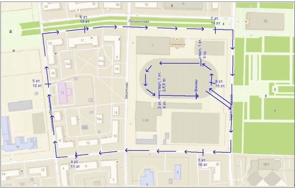 В Закамске ограничат движение транспорта из-за эстафеты 