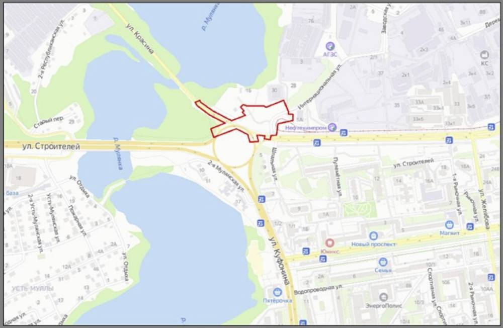 Власти утвердили документацию для строительства съезда с кольцевой развязки на ул. Строителей